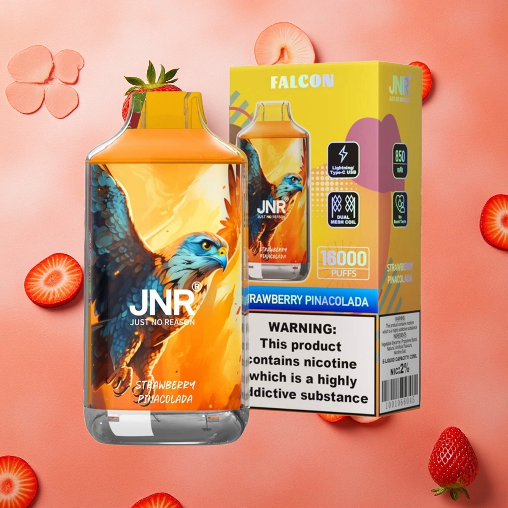 JNR Falcon 16000 Puffs Fragola Pina Colada 22ml 850mAh Italia wholesale