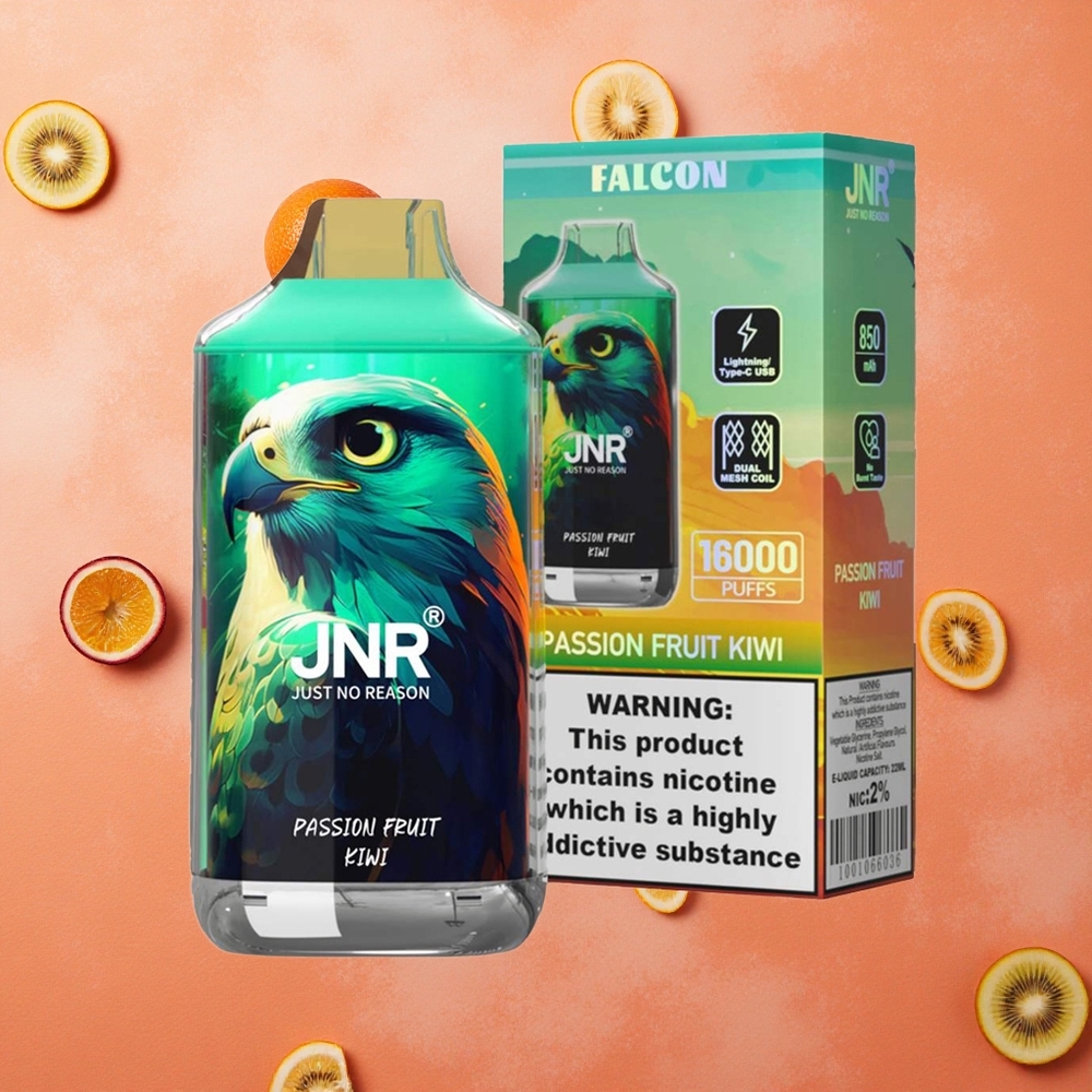 JNR Falcon 16000 Puffs Frutto della Passione Kiwi 850 mAh 22ml Italia wholesale