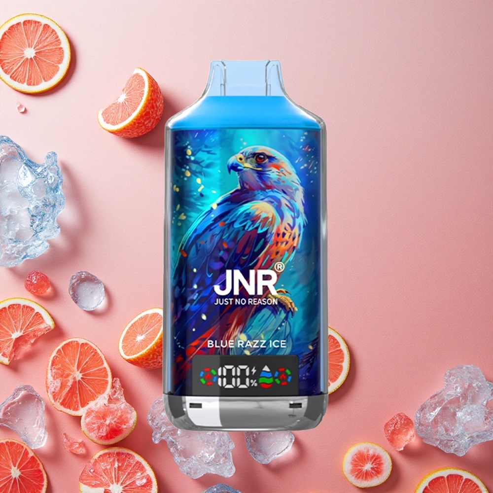 JNR Falcon X 18000 Puffs Display Digitale Doppio Mesh Blu Razz Ghiaccio Italia wholesale