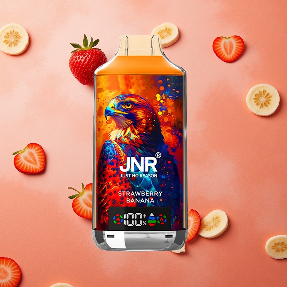 JNR Falcon X 18000 Puffs Fragola Banana Display Digitale Tipo-C Ricarica Rapida Italia wholesale