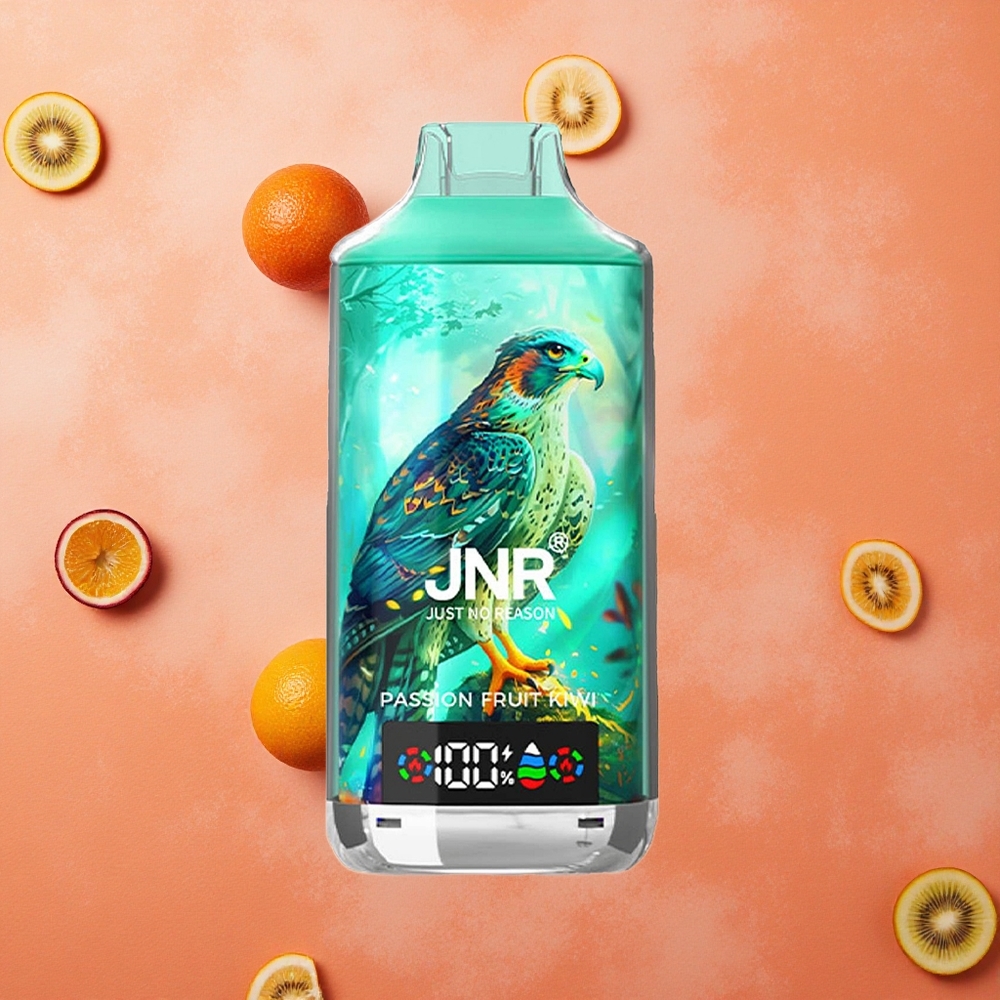 JNR Falcon X 18000 Puffs Frutto della Passione Kiwi Doppia Bobina Mesh Display Digitale Italia wholesale