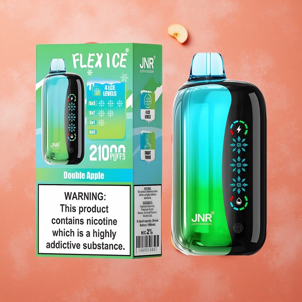 JNR Flex Ice 21000 Puffs Doppia Mela Schermo Tattile Italia wholesale