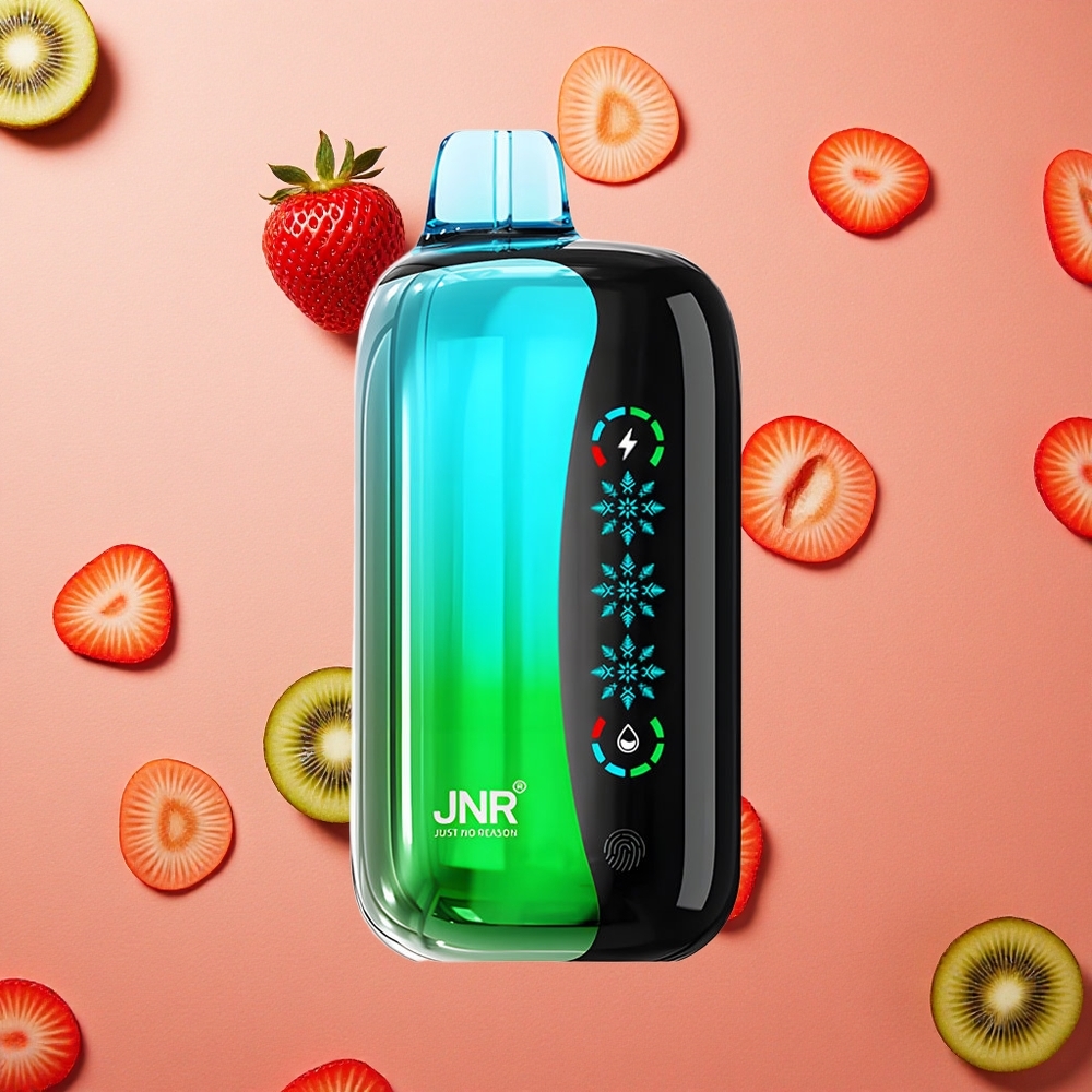 JNR Flex Ice 21000 Puffs Fragola Kiwi Schermo Tattile 1.2 Ohm Dual Mesh Italia wholesale