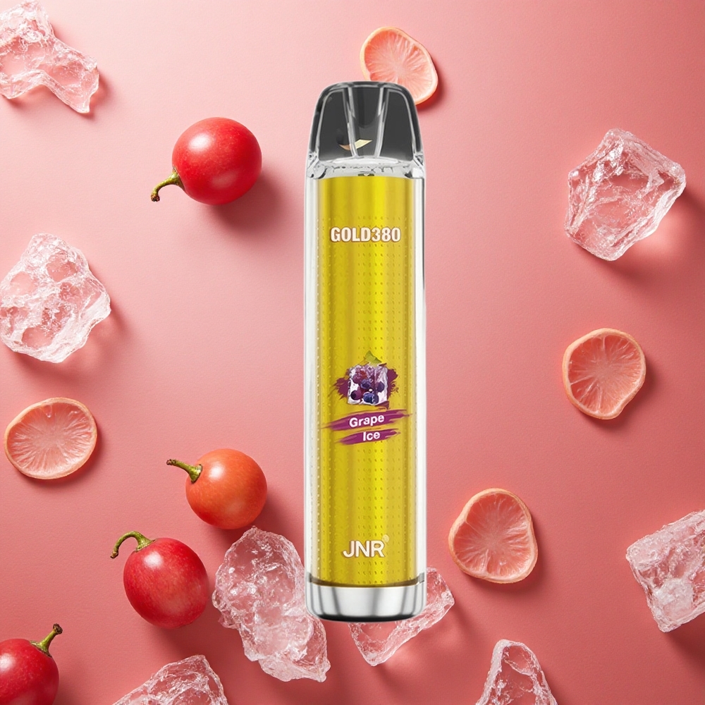 JNR Gold380 6000 Puffs Ghiaccio Uva 13ml Capacità e-Liquid 1.0ohm Mesh Coil Italia wholesale