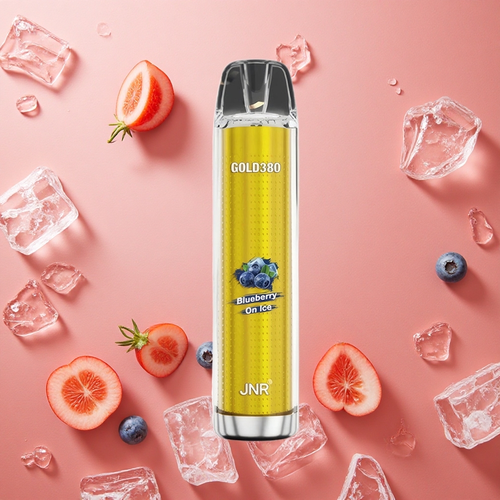 JNR Gold380 6000 Puffs Mirtillo Ghiacciato 13ml Capacità e-Liquid 1.0ohm Mesh Coil Italia wholesale