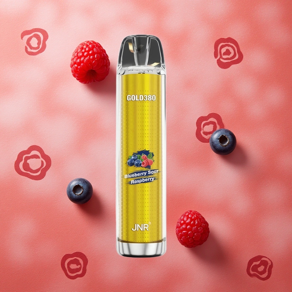 JNR Gold380 6000 Puffs Mirtillo Lampone Acido Batteria 1500mAh Serbatoio 13ml Italia wholesale