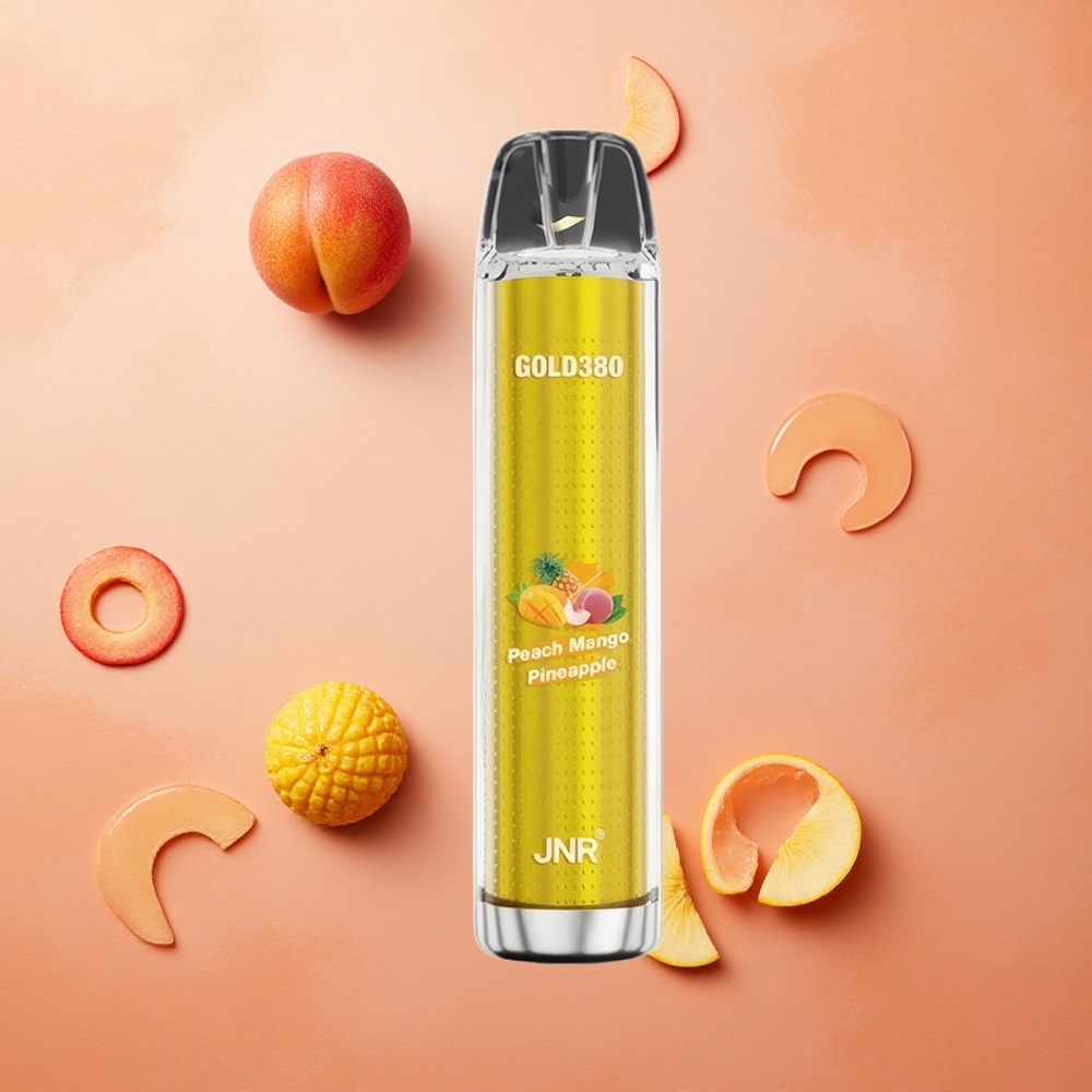JNR Gold380 6000 Puffs Pesca Mango Ananas 13ml Capacità e-Liquid 1.0ohm Mesh Coil Italia wholesale