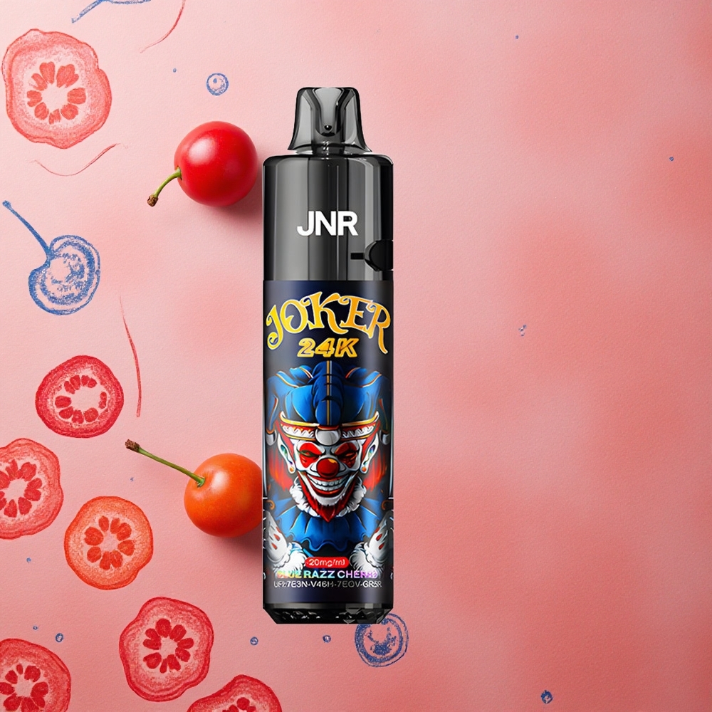 JNR Joker 24K Puffs 24000 Puffs Pod Ricaricabile 2+10ml Mirtillo Lampone Italia wholesale