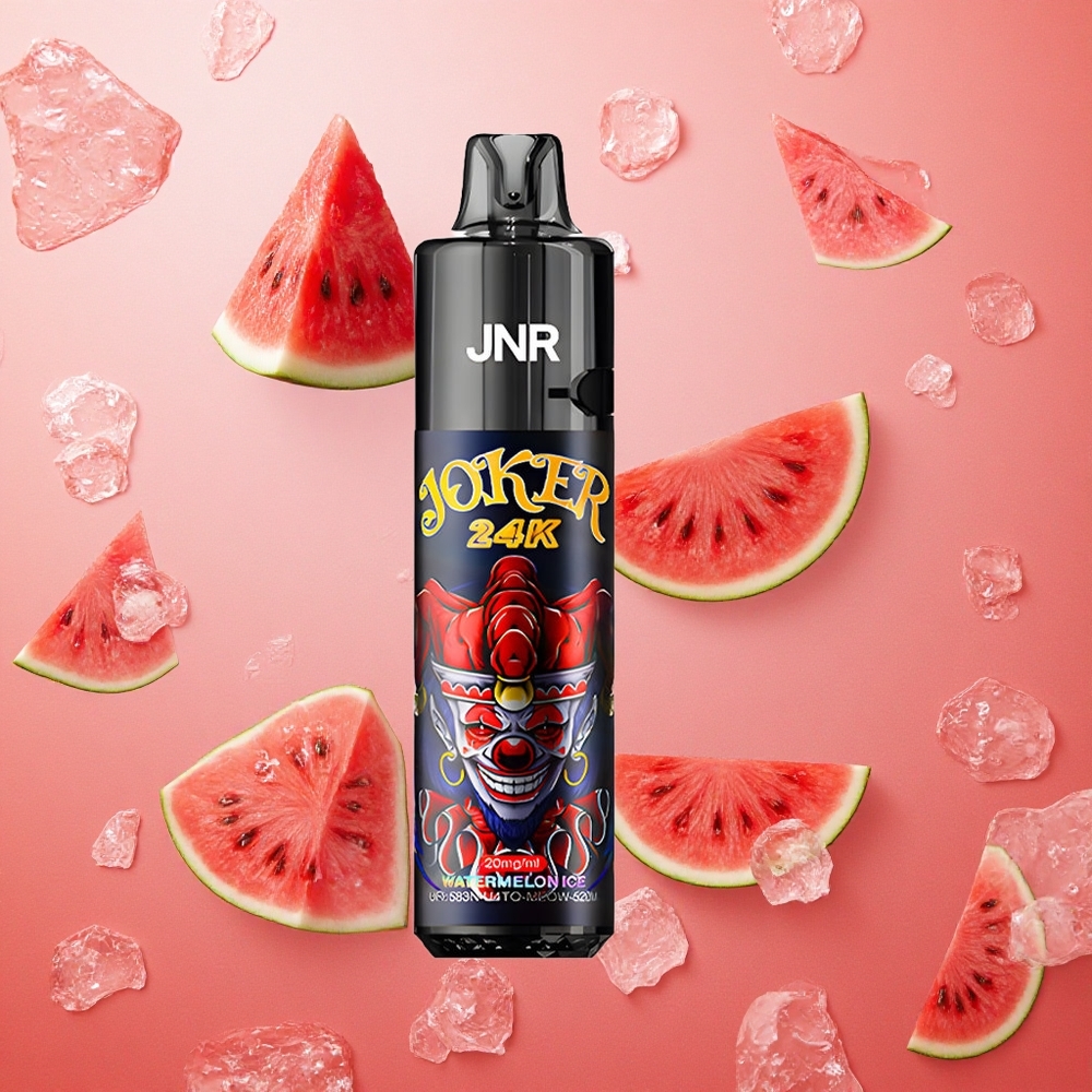 JNR Joker 24K Puffs 24000 boccate Anguria Ghiacciata Pod Ricaricabile 2+10ml Italia wholesale