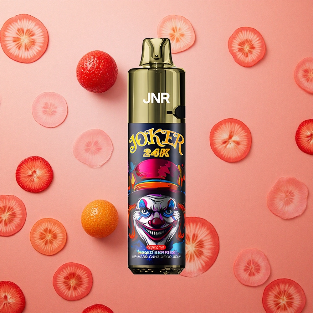JNR Joker 24K Puffs 24000 boccate Bacche Miste Pod Ricaricabile 2+10ml Italia wholesale