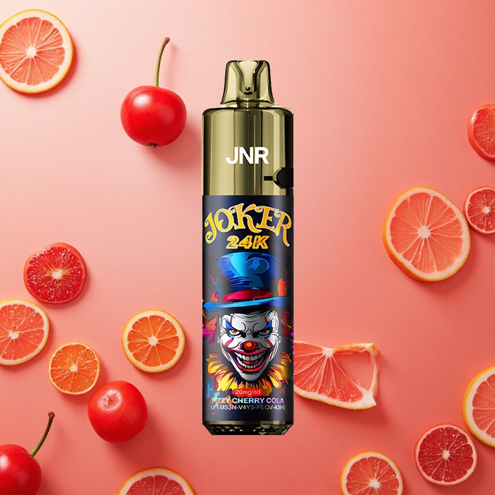 JNR Joker 24K Puffs Pod Ricaricabile 10ml 800mAh Batteria Fizzy Ciliegia Cola Italia wholesale