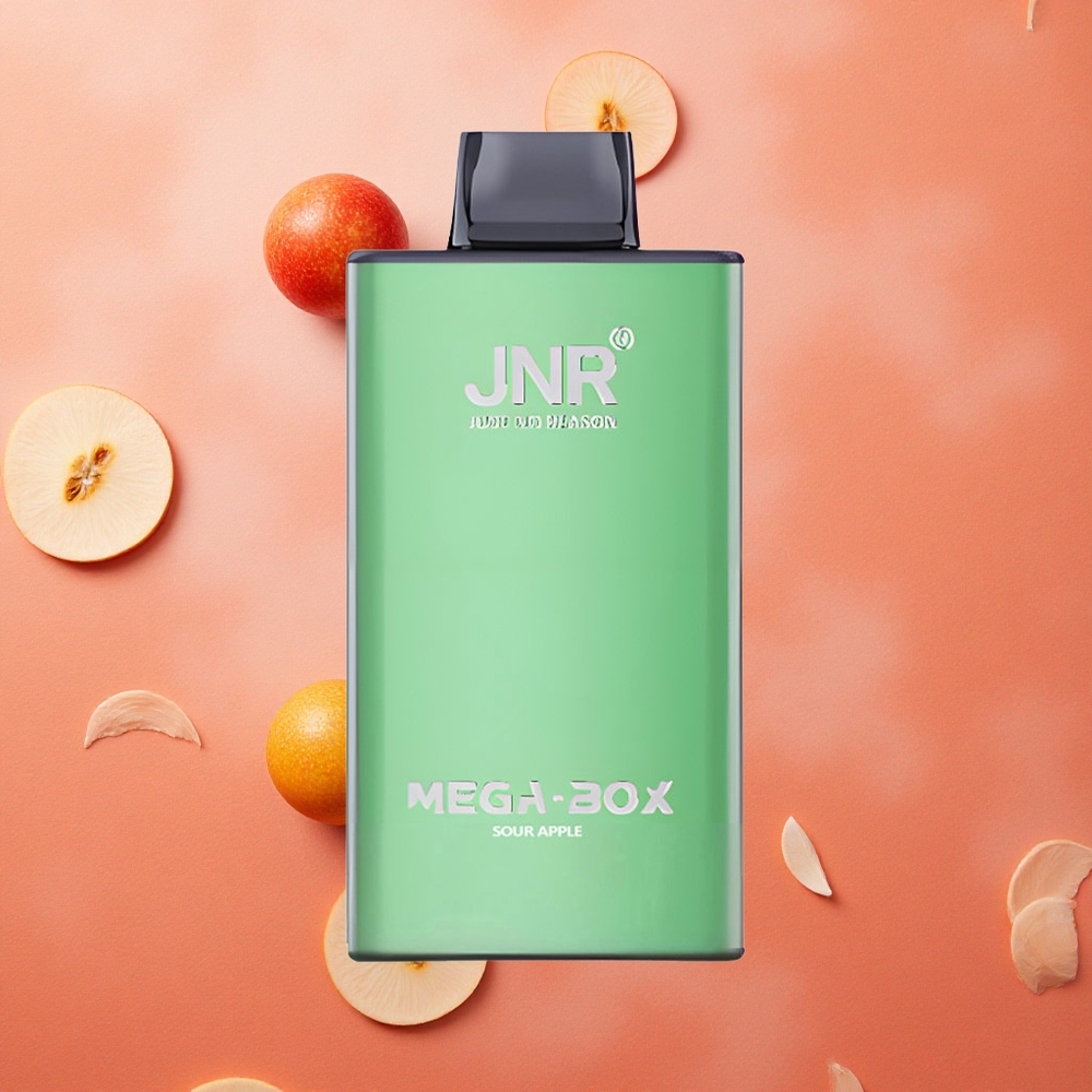 JNR Mega Box 25000 Puffs Capacità 30ml Mela Acida Italia wholesale