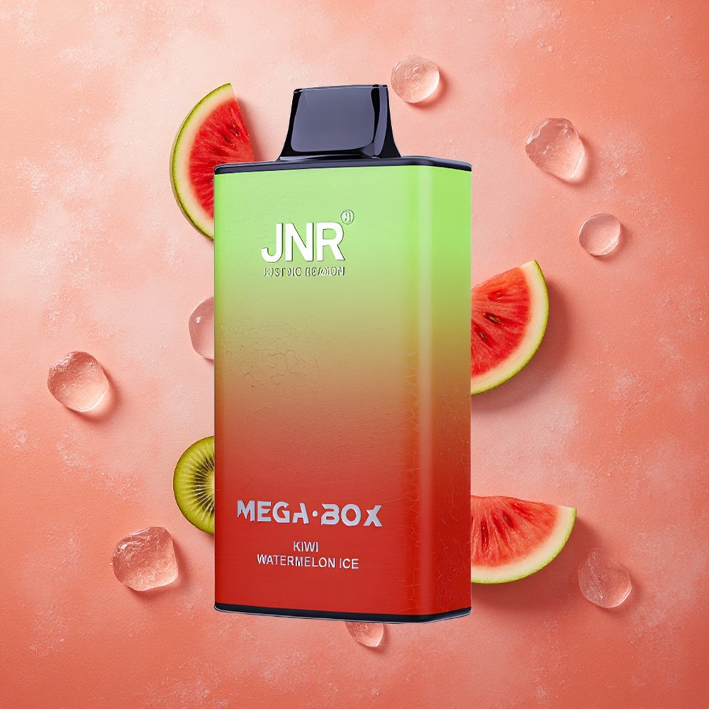 JNR Mega Box 25000 Puffs Capacità E-liquid 30ml Kiwi Anguria Ghiaccio Italia wholesale