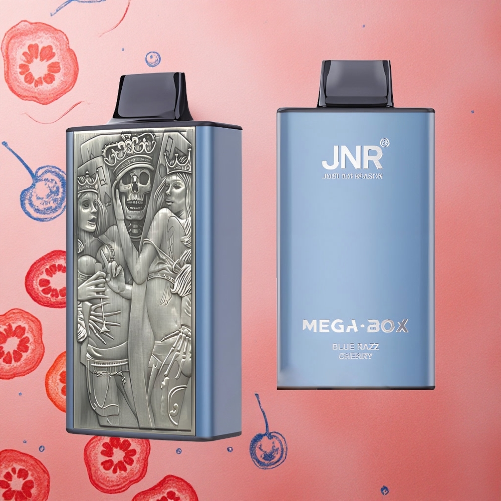JNR Mega Box 25000 Puffs Capacità E-liquid 30ml Mirtillo Lampone Italia wholesale