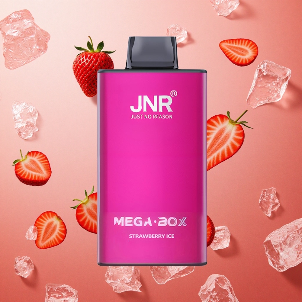 JNR Mega Box 25000 Puffs Fragola Ghiaccio Capacità 30ml Dual Mesh Coil Italia wholesale