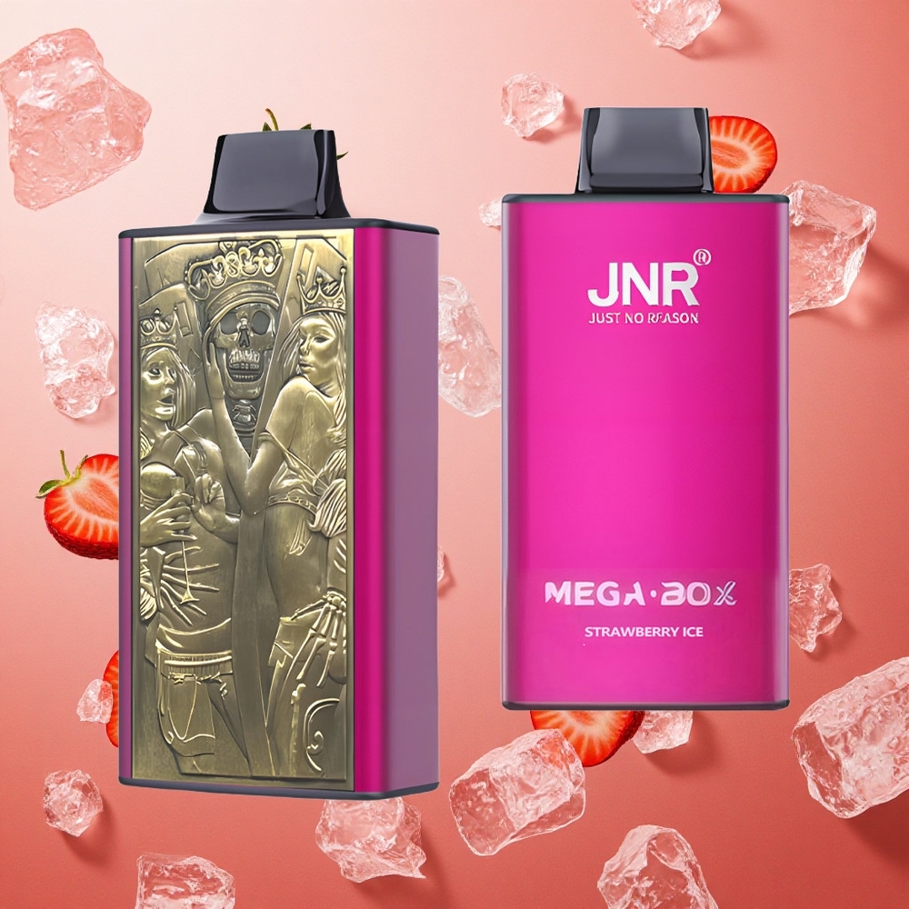 JNR Mega Box 25000 Puffs Fragola Ghiaccio Capacità 30ml Dual Mesh Coil Italia wholesale