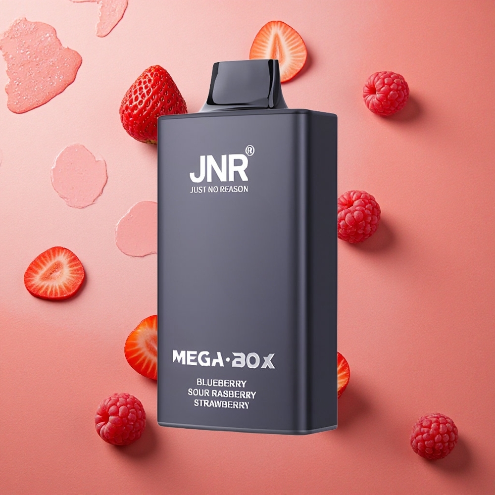 JNR Mega Box 25000 Puffs Mirtillo Acido Lampone Fragola Capacità E-Liquid 30ml Batteria 850mAh Italia wholesale