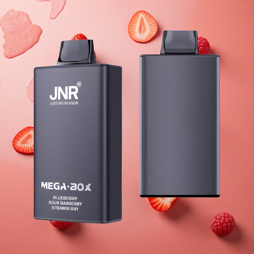 JNR Mega Box 25000 Puffs Mirtillo Acido Lampone Fragola Capacità E-Liquid 30ml Batteria 850mAh Italia wholesale