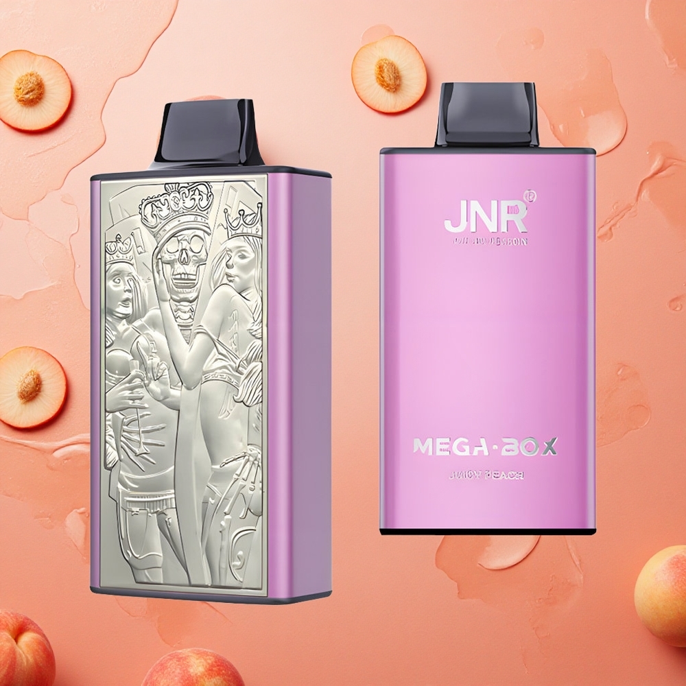 JNR Mega Box 25000 Puffs Pesca Succosa 30ml Capacità Dual Mesh Italia wholesale