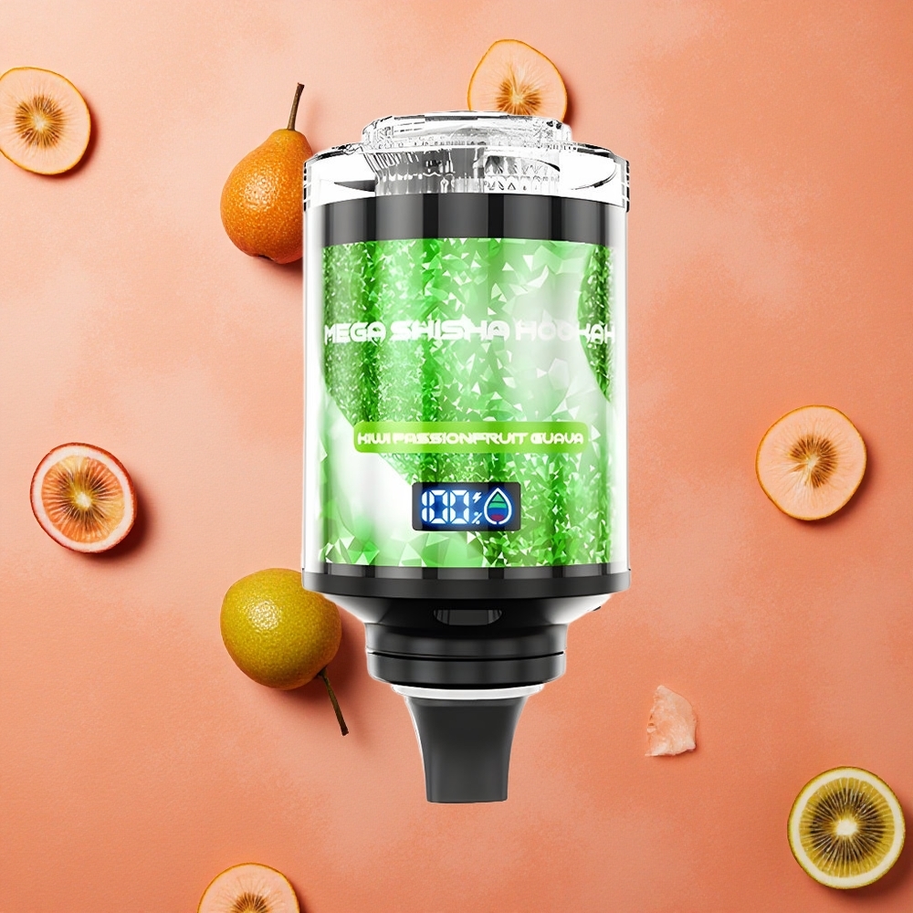 JNR Mega Shisha Hookah 100K Kiwi Frutto della Passione Guava Capacità 60ml Batteria Ricaricabile 2200mAh Italia wholesale