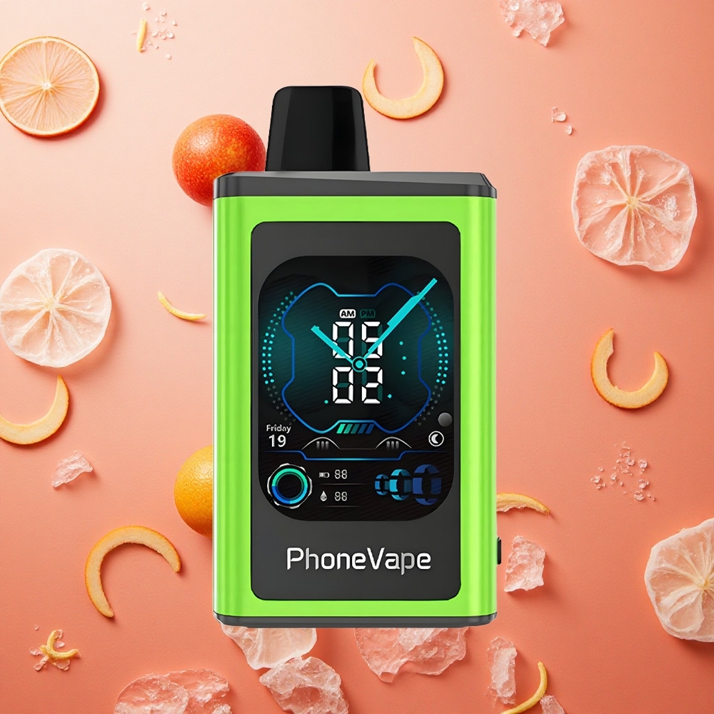 JNR Phone Vape 30000 Puffs Ricaricabile USB-C Mela Acida Ghiaccio Italia wholesale
