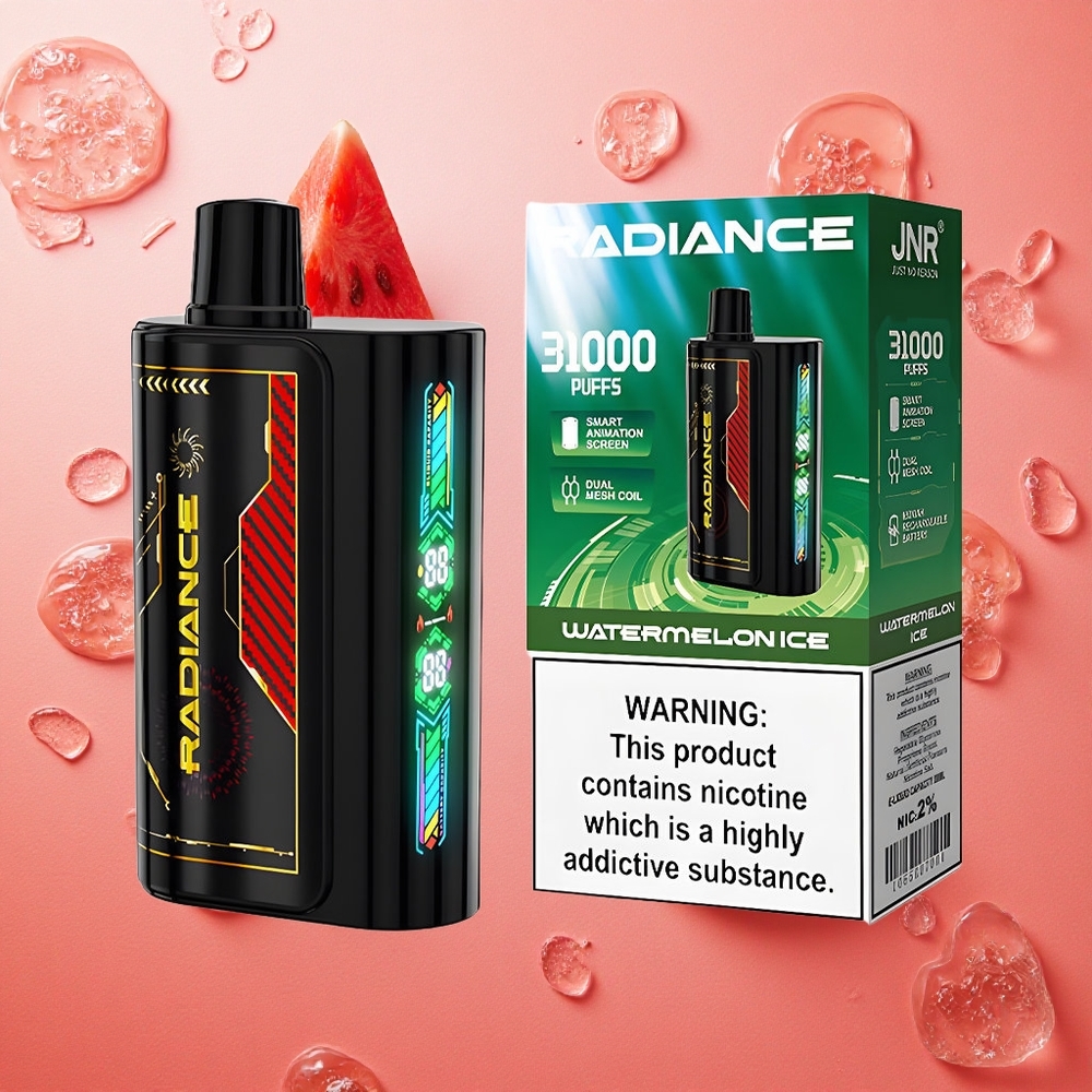 JNR Radiance 31000 Puffs Anguria Ghiaccio Schermo Animazione Intelligente Italia wholesale