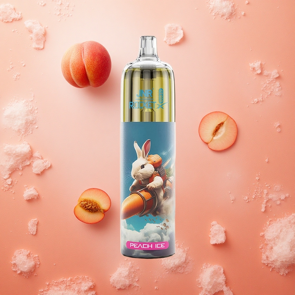 JNR Rocket-X 12400 Puffs Flusso d'Aria Regolabile Ricarica Rapida Type-C Peach Ice Italia wholesale