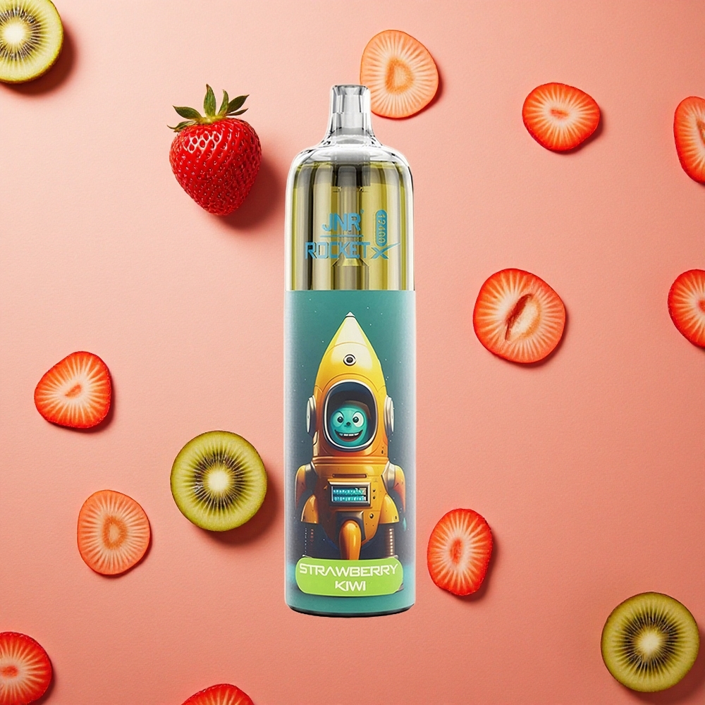 JNR Rocket-X 12400 Puffs Fragola Kiwi Batteria 850mAh Capacità e-Liquido 25ml Italia wholesale