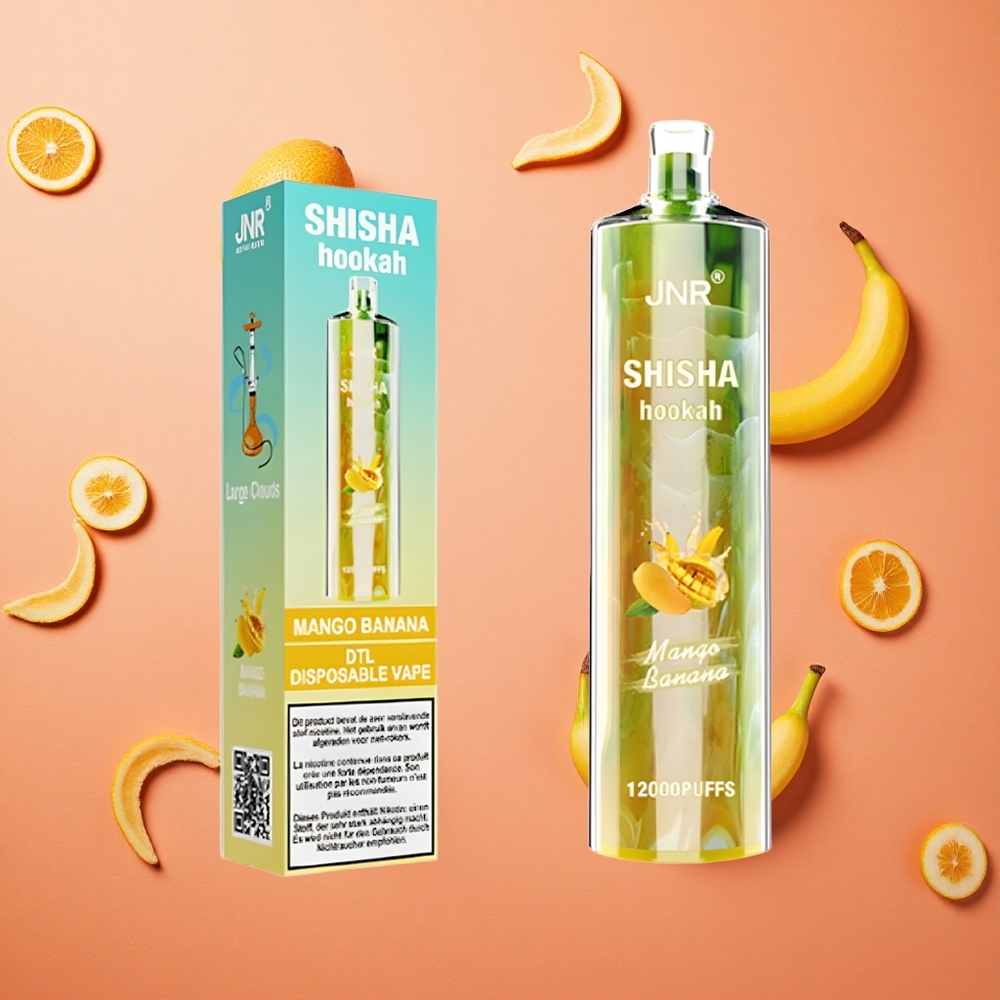 JNR Shisha Hookah 12000 Puffs Capacità Batteria 750mAh Mango Banana Italia wholesale