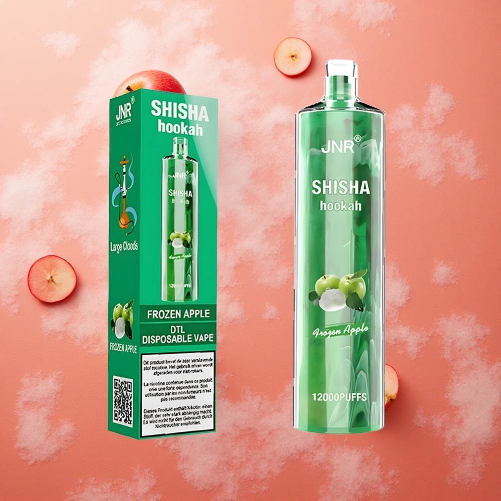 JNR Shisha Hookah 12000 Puffs Mela Ghiacciata 24ml 750mAh Italia wholesale