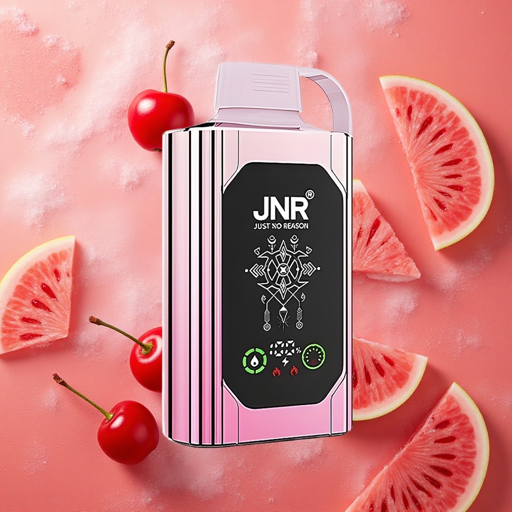 JNR Shisha Hookah Box 20500 Puffs Display HD Doppio Mesh Coil Ciliegia Anguria Ghiacciata Italia wholesale