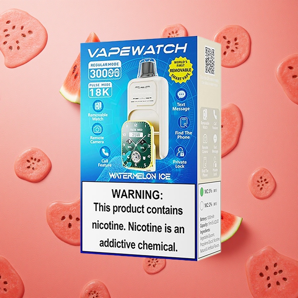 JNR Vape Watch 30000 Puffini Capacità della Batteria 1000mAh Anguria Ghiacciata Italia wholesale