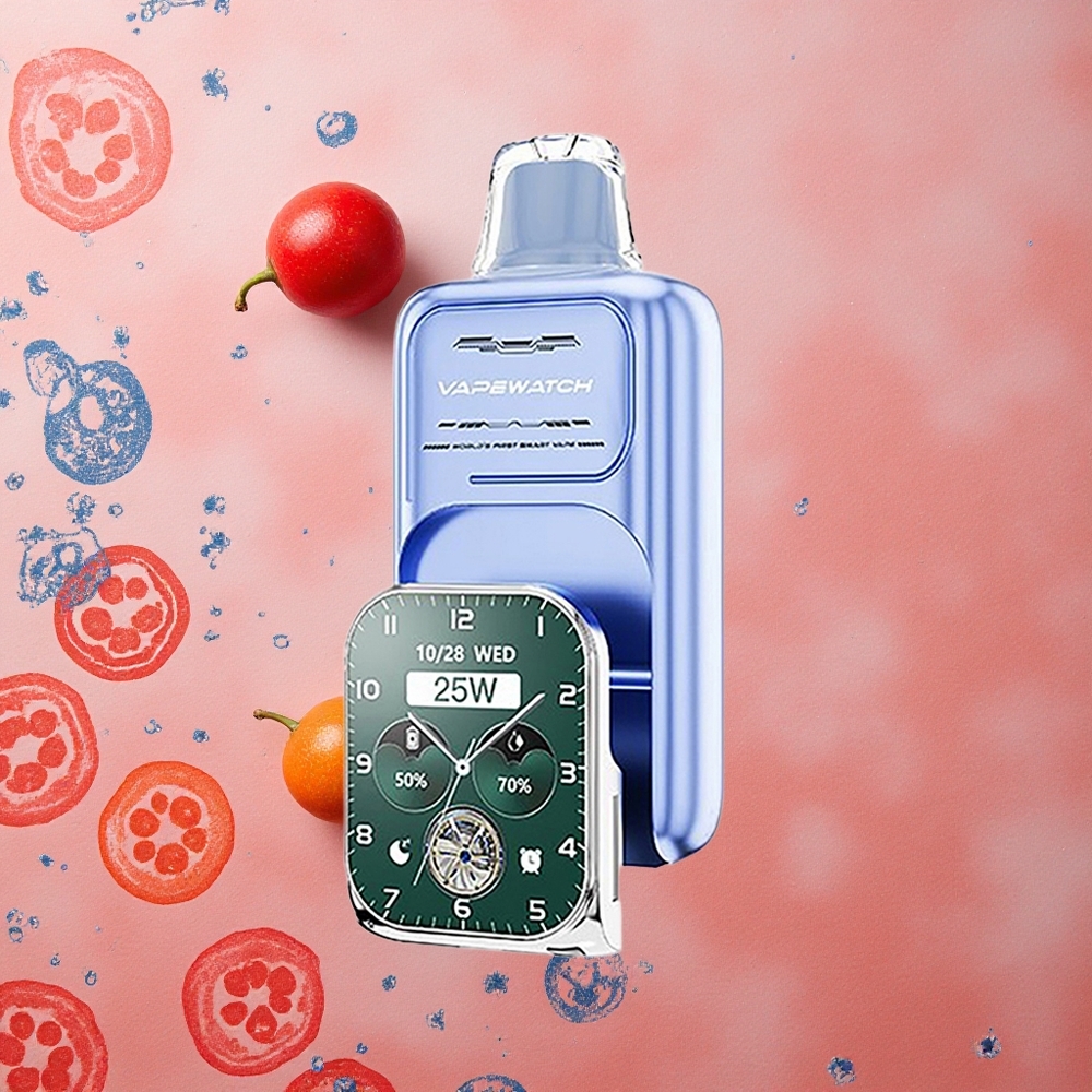 JNR Vape Watch 30000 Puffs Capacità E-liquid 19mL Lampone Blu Ghiaccio Italia wholesale