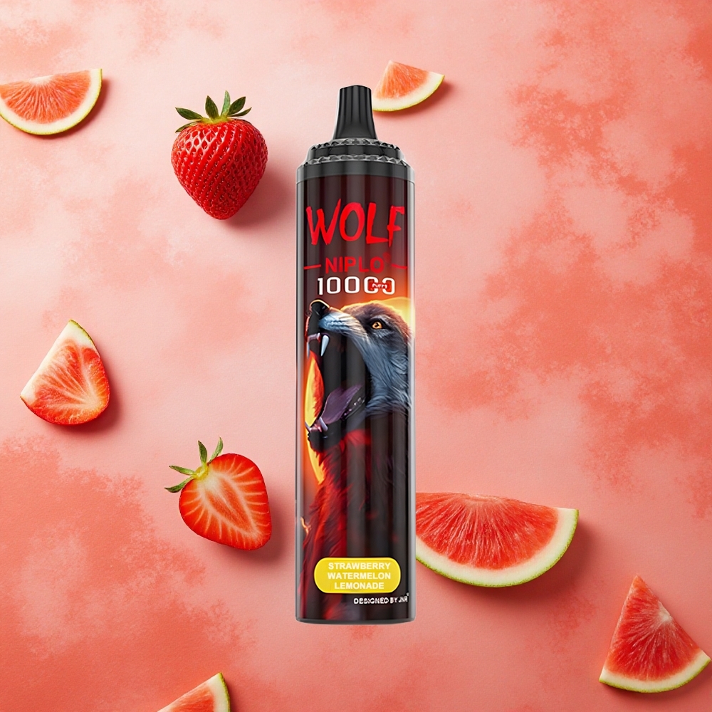 JNR Wolf Niplo 10000 Puffs Fragola Anguria Limonata Capacità Batteria 650mAh Carica Rapida Type-C Italia wholesale