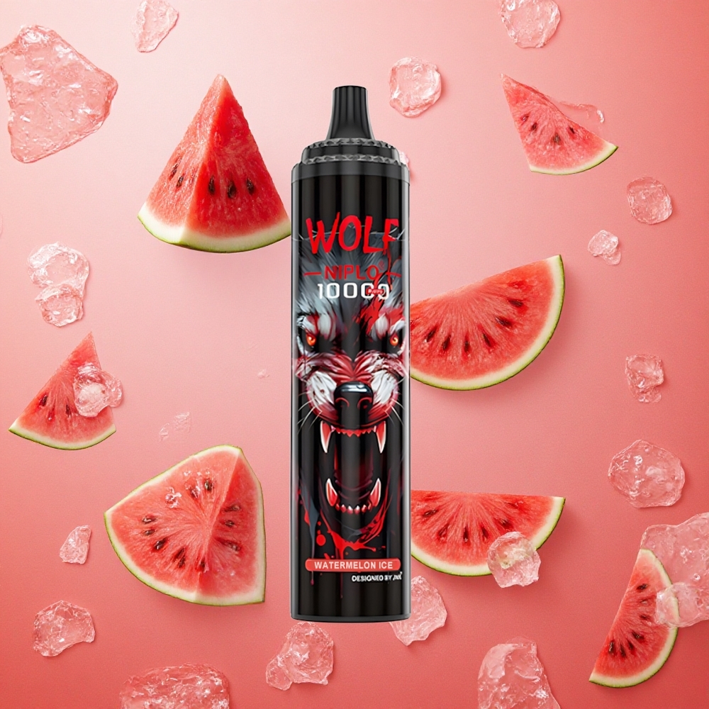 JNR Wolf Niplo 10000 Puffs Mesh Coil 1.0 Ohm Anguria Ghiacciata Italia wholesale