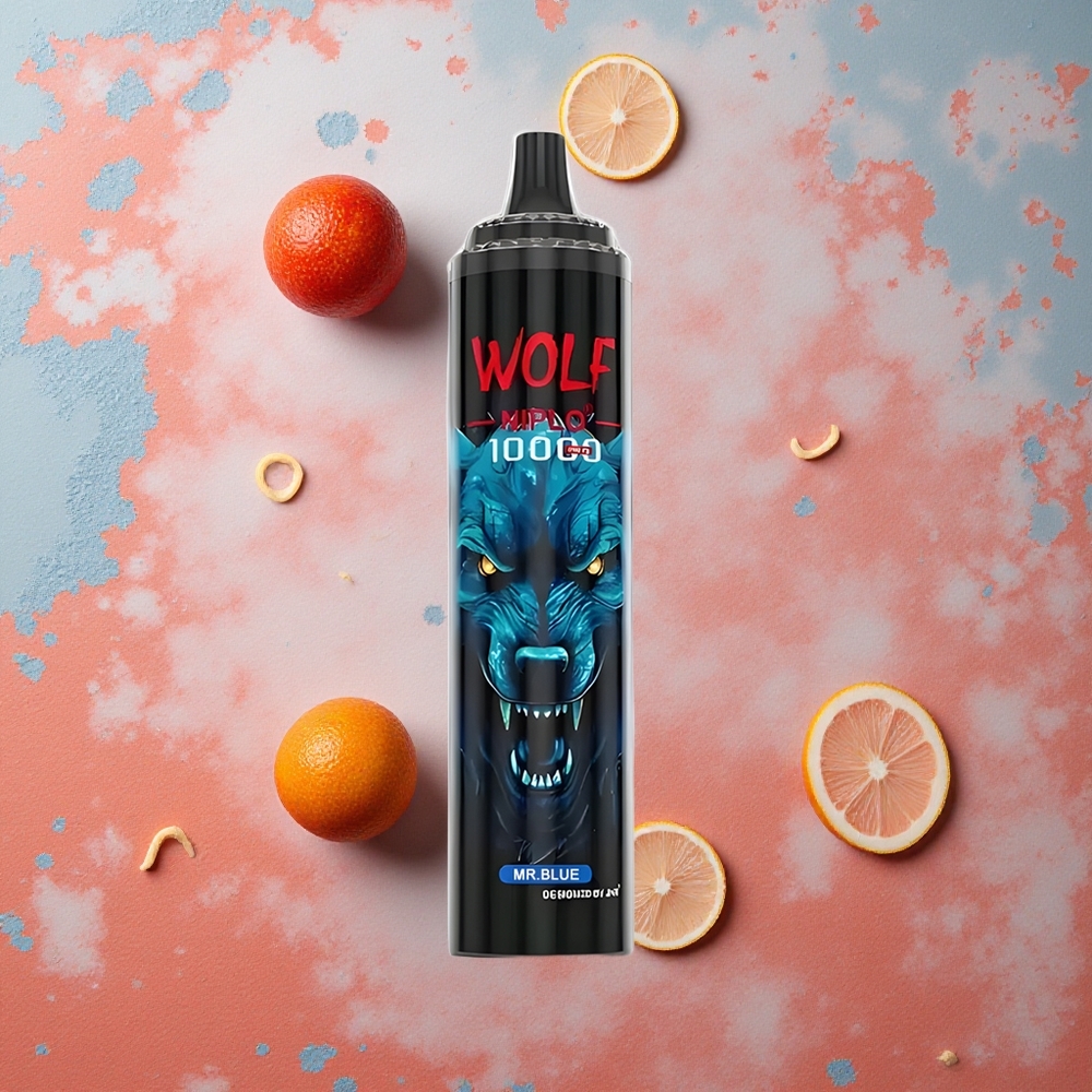 JNR Wolf Niplo 10000 Puffs Mesh Coil 1.0 Ohm Blu Italia wholesale