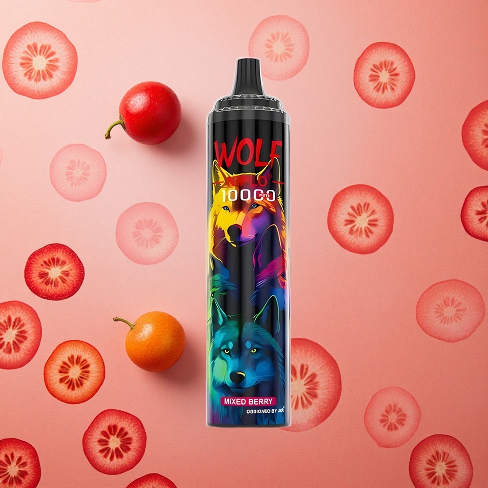 JNR Wolf Niplo 10000 Puffs Mesh Coil 1.0 Ohm Misto di Bacche Italia wholesale