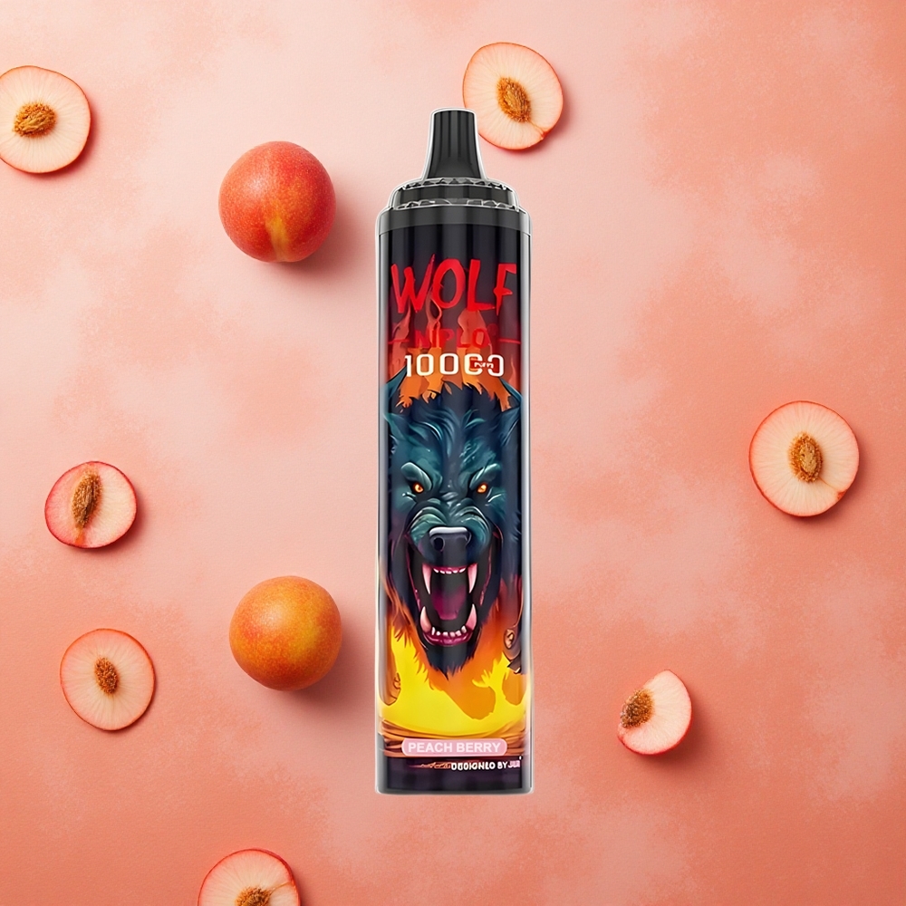 JNR Wolf Niplo 10000 Puffs Mesh Coil 1.0 Ohm Pesca Frutti di Bosco Italia wholesale