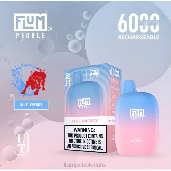 Flum Pebble Milano | FLUM PEBBLES 6000 sbuffi energia blu 8FP012