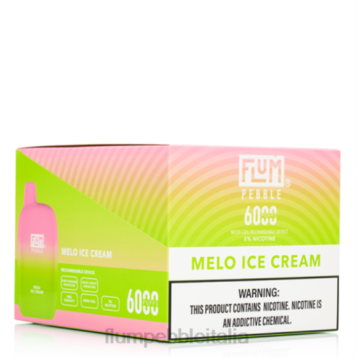 Flum Pebble Near Me | FLUM PEBBLES 6000 puff 10 confezioni gelato al melo 8FP056
