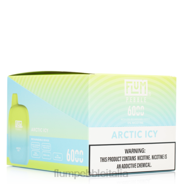 Flum Pebble Near Me | FLUM PEBBLES 6000 puff 10 confezioni ghiacciato artico 8FP06